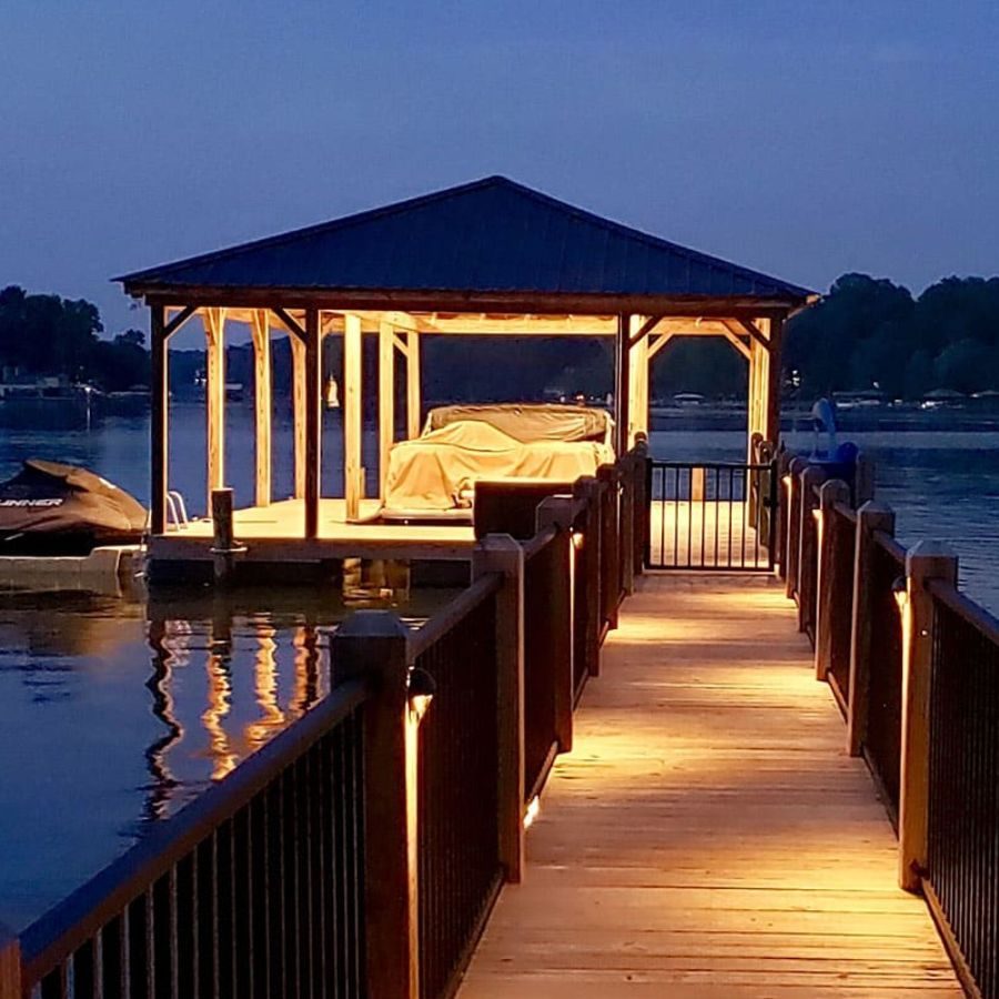 When it comes to illuminating your dock, we offer an array of lighting options that cater to both functional needs and aesthetic desires.