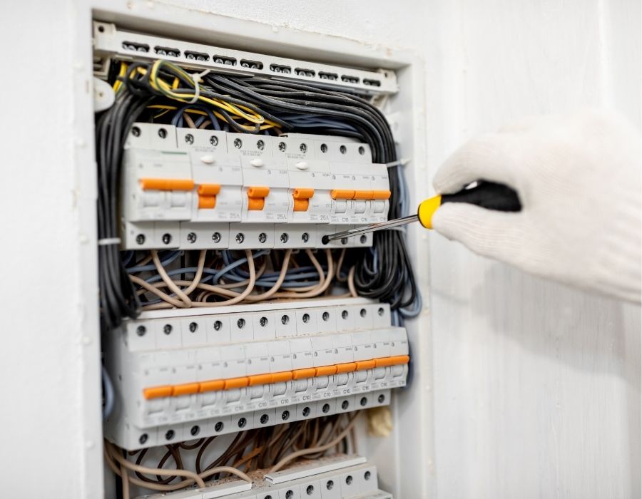 repairing break panel