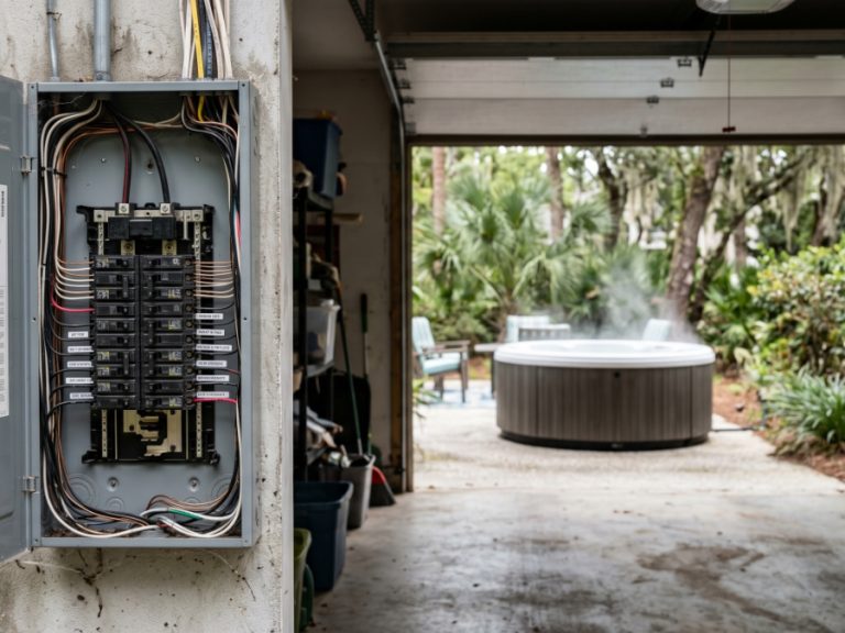 Can I Add a Hot Tub or Pool Electrical Hookup to My Existing Panel in Bluffton?